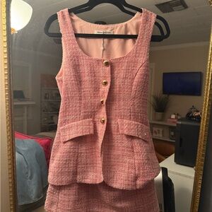 Amanda Uprichard Kya Tweed  Romper